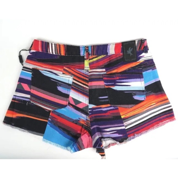 NWT One Teaspoon Equador Chopper Shorts Sz 10 - Picture 5 of 8